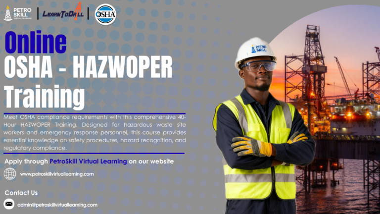 OSHA HAZWOPER 40-Hour Training – by LearnToDrill