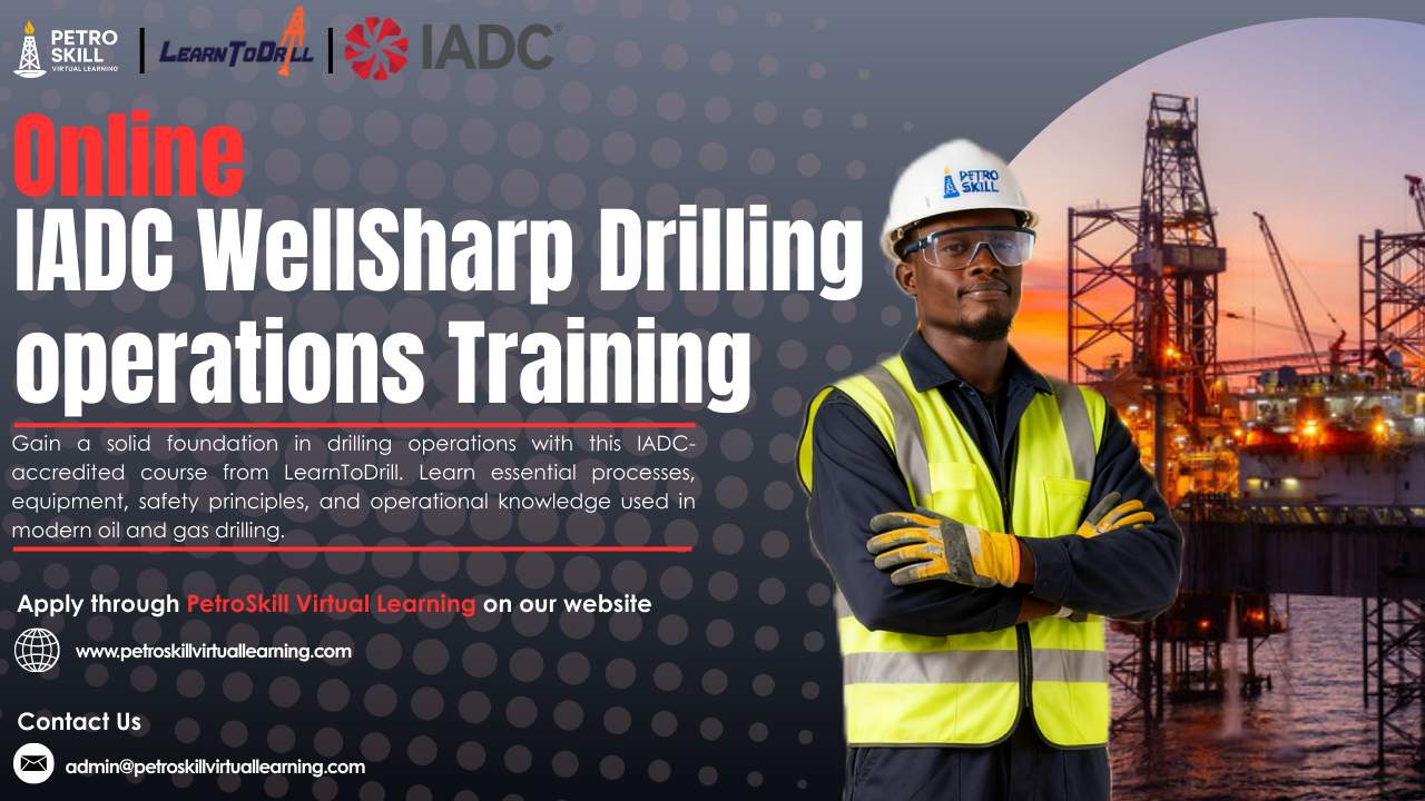 Online IADC WellSharp® Drilling Operation Training – by LearnToDrill